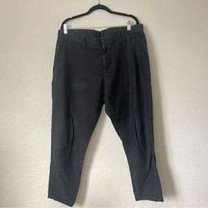 Black linen mens Zara pants